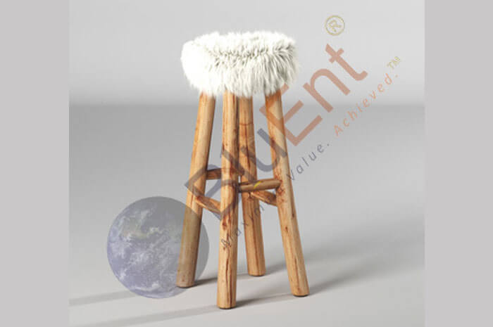 Furniture Rendering of Bar Stool by BluEntCAD