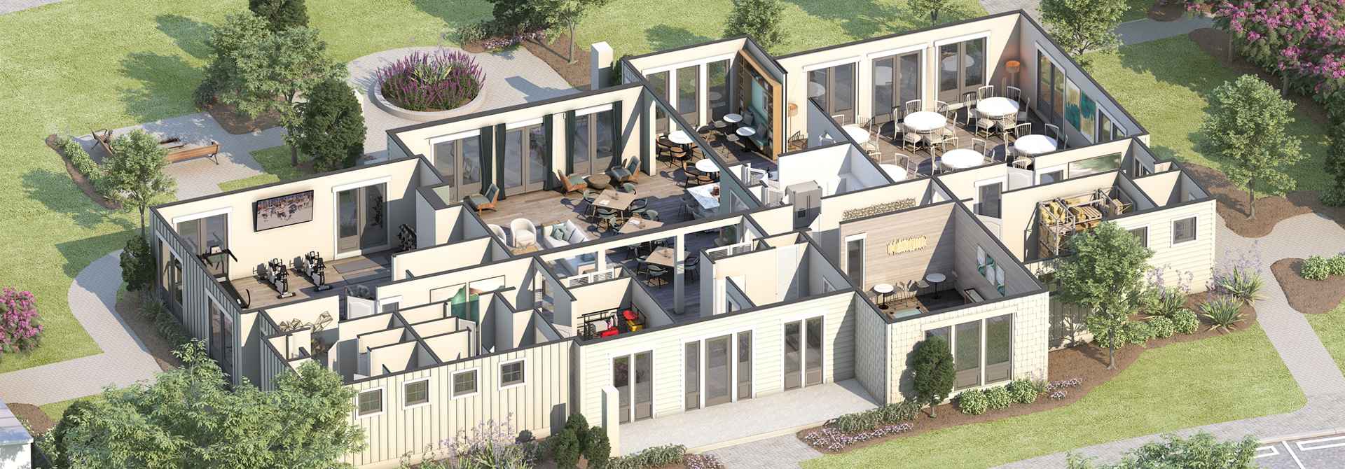 3D Space Visualization with Detailed Representation of Interiors